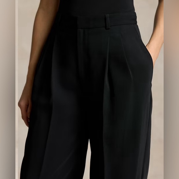 Ralph Lauren Pleated Straight-leg Pant - Picture 4 of 4